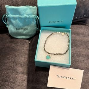 Tiffany and Co bracelet - return to Tiffany (blue enamel)